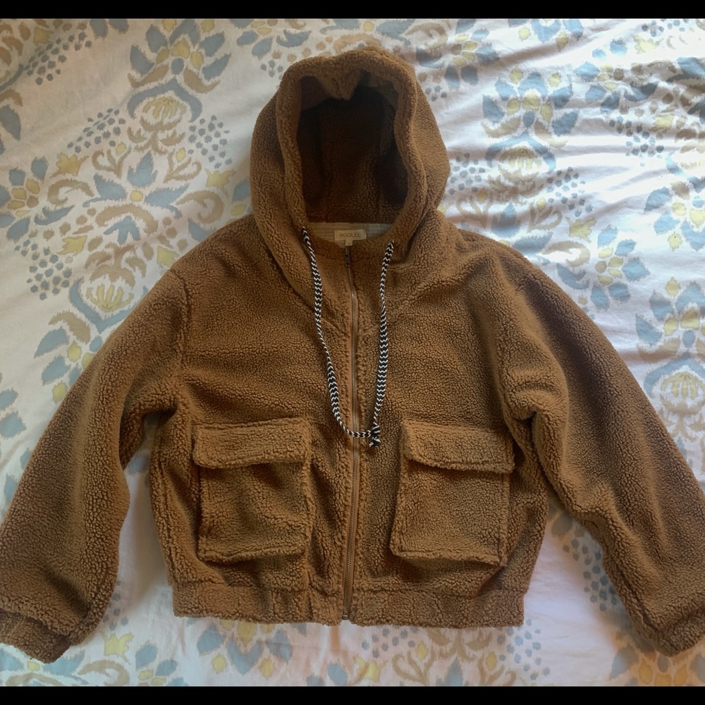 Roolee teddy bomber jacket